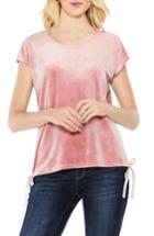 Women's Vince Camuto Side Tie Velour Top - Pink