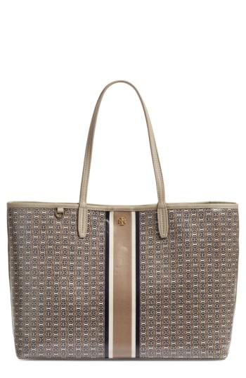 Tory Burch Gemini Link Coated Canvas Tote -