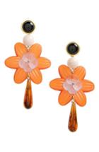 Women's Lizzie Fortunato Sal Flower Drop Earrings