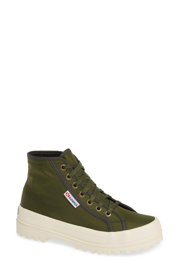 Women's Superga 2553 Cotu Sneaker Boot Us / 36eu - Green