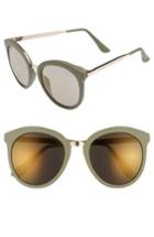 Women's Bp. 64mm Round Sunglasses - Green
