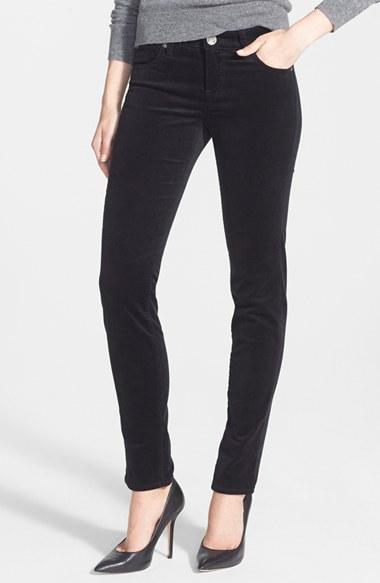 Women's Kut From The Kloth Diana Stretch Corduroy Skinny Pants - Black