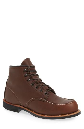 Men's Red Wing 'cooper' Moc Toe Boot D - Brown