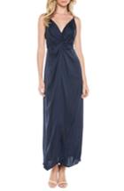 Women's Bardot Ora Twist Front Gown - Blue