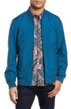 Men's Ted Baker London Ohta Bomber Jacket - Blue/green