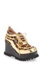 Women's Shellys London Richie Platform Wedge Eu - Metallic
