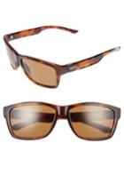 Men's Smith Wolcott 58mm Polarized Sunglasses - Tortoise Brown Lens