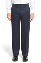 Men's Ballin Regular Fit Flat Front Trousers - Blue