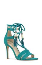 Women's Nine West Mangalara Lace-up Sandal M - Blue