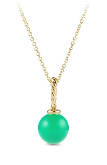 Women's David Yurman 'solari' Pendant Necklace In 18k Gold