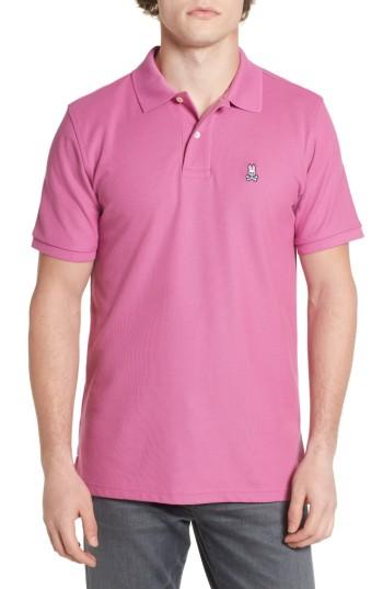 Men's Psycho Bunny Classic Logo Applique Polo