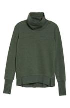 Women's Alo 'haze' Funnel Neck Sweatshirt - Green