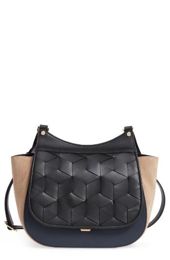 Welden Vagabond Woven Flap Leather Satchel -