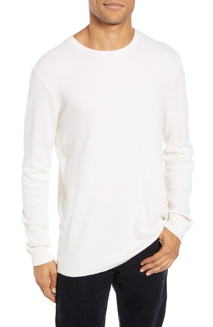 Men's Ag Kipp Slim Fit Thermal T-shirt - Ivory