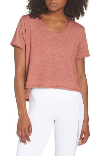 Women's Zella Brightside Tee, Size - Red