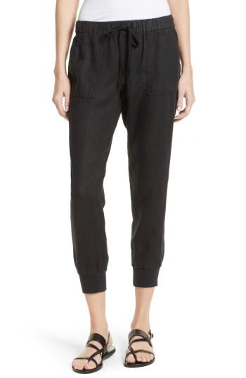 Women's Joie Cyntia Linen Pants - Black