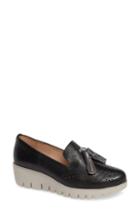 Women's Wonders C-3366 Loafer Wedge .5-6us / 36eu - Black