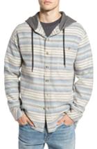 Men's Billabong Baja Hooded Flannel Shirt - Beige
