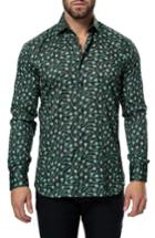 Men's Maceoo Classic Feather Print Sport Shirt