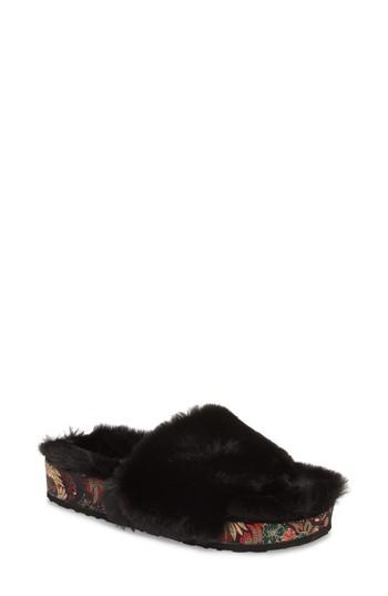 Women's Jessica Simpson Gema Faux Fur Slide Sandal