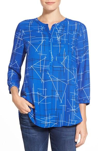 Women's Nydj Henley Blouse