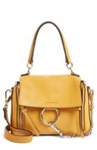 Chloe Mini Faye Day Leather Crossbody Bag - Yellow