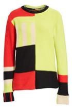 Women's Eckhaus Latta Multistripe Cotton Sweater - Yellow