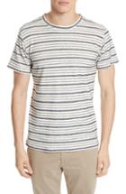 Men's Norse Projects Niels Textured Stripe T-shirt
