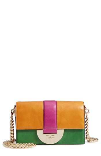 Diane Von Furstenberg Bonne Journee Half Moon Leather Crossbody Bag - Brown