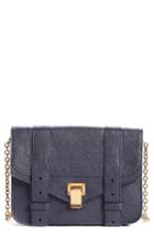 Women's Proenza Schouler Ps1 Lambskin Leather Chain Wallet - Blue