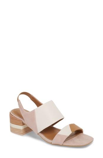 Women's Kelsi Dagger Brooklyn Shiloh Block Heel Sandal M - Ivory