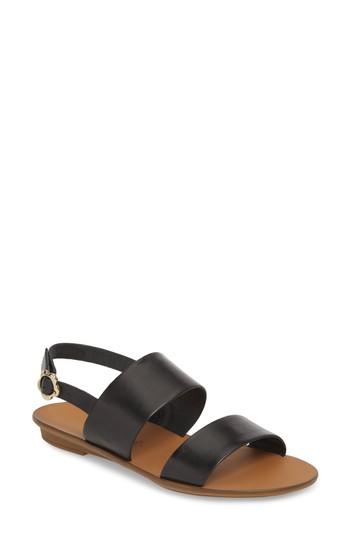 Women's Paul Green Sahara Slingback Flat .5us/ 3uk - Black