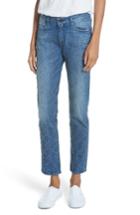 Women's Brockenbow Cale Lily Studded Ankle Straight Leg Jeans