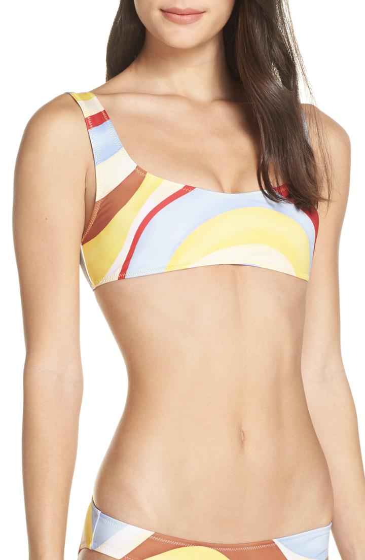 Women's Solid & Striped Elle Bikini Top - Brown