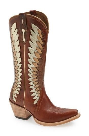 Women's Ariat Goldcrest Western Boot M - Brown