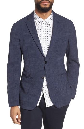 Men's Theory Newson Oxygen Stretch Wool Blazer R - Blue