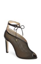 Women's Jimmy Choo Sayra Ankle Tie Bootie Us / 34eu - Black
