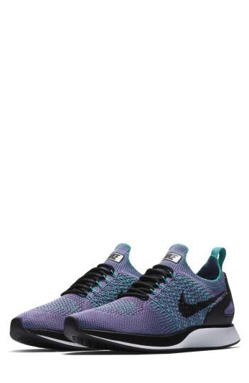 Women's Nike Air Zoom Mariah Flyknit Racer Sneaker M - Blue/green
