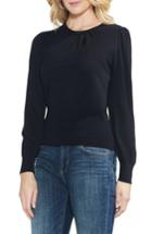 Women's Vince Camuto Puffed Sleeve Sweater, Size - Black