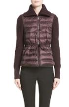 Women's Moncler Quilted Down Front Cardigan