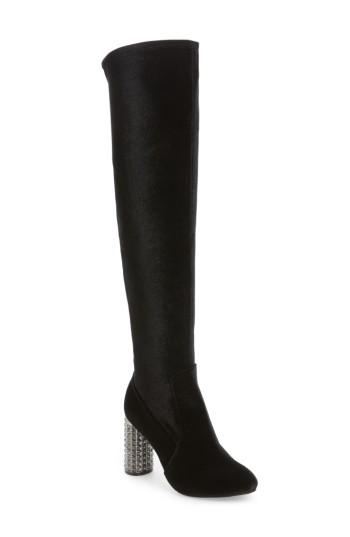 Women's Nina Itzela Over The Knee Boot .5 M - Black