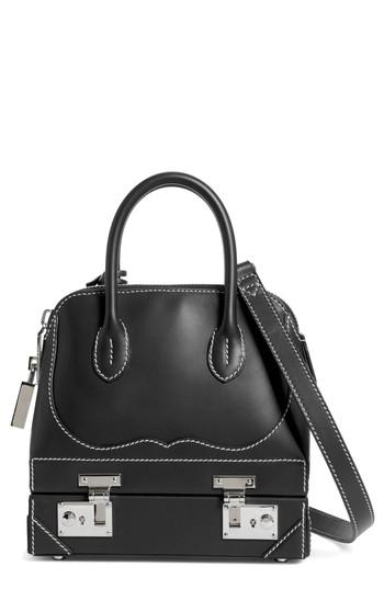 Calvin Klein 205w39nyc Mini Calfskin Satchel - Black