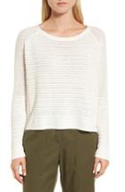 Women's Nordstrom Signature Mixed Stitch Sweater - Ivory