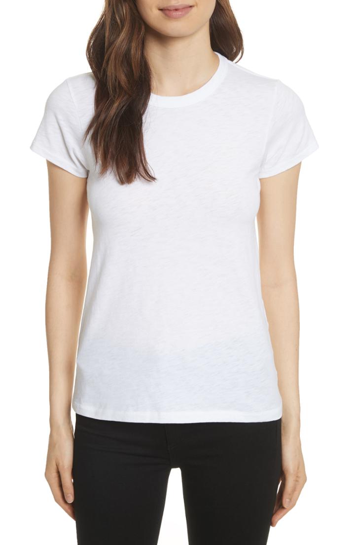 Women's Rag & Bone The Tee, Size - White