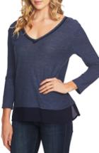 Women's Vince Camuto Layered Look Top - Blue