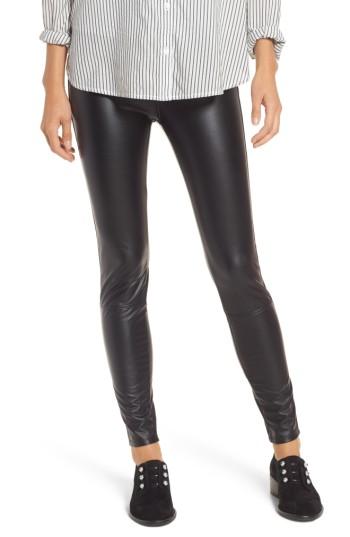 Women's Lysse Jones Faux Leather Leggings - Black