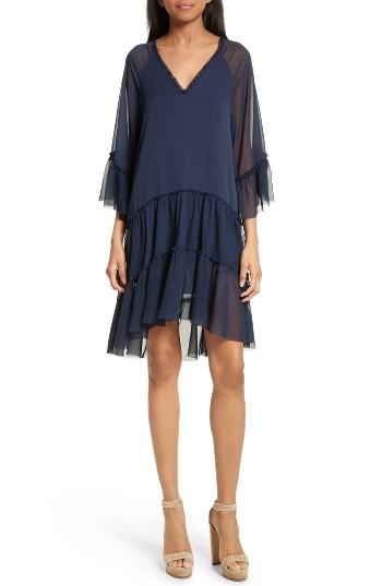 Women's Alice + Olivia Zoey Drop Waist Dress