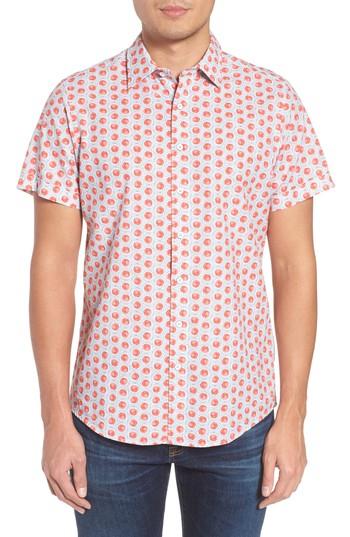 Men's Rodd & Gunn Mellons Bay Regular Fit Sport Shirt, Size - Blue