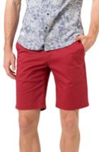 Men's 7 Diamonds Slim Fit Brushed Twill Shorts - Red