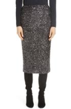 Women's Lafayette 148 New York Casey Sequin Midi Skirt - Metallic